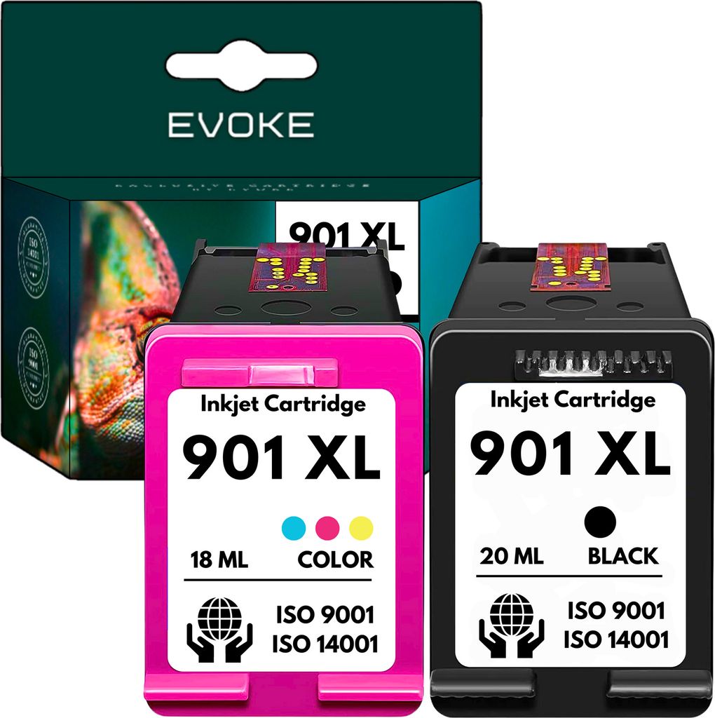 Patronen für HP 901 XL Satz 901XL officejet 4500 4600 J4580 J4660 J4680