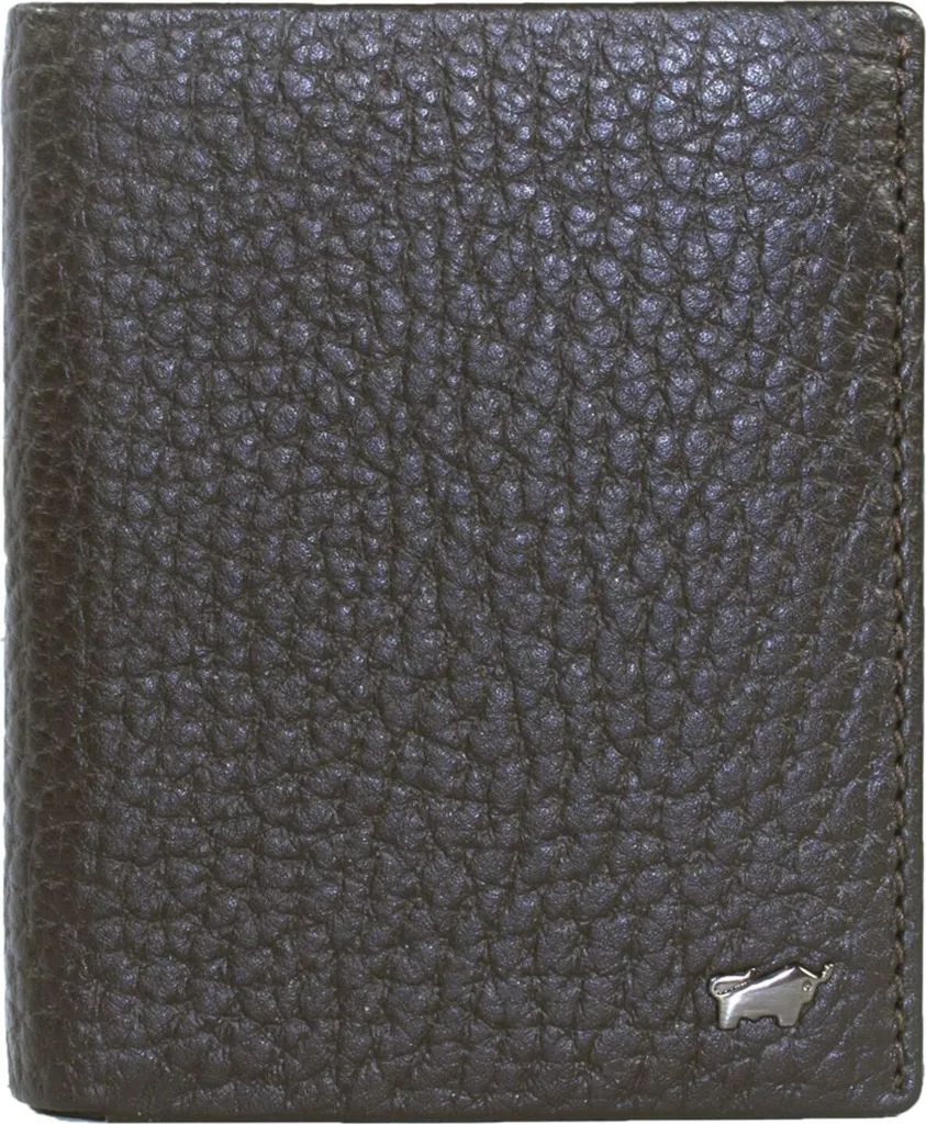 Braun Büffel Yannik RFID Wallet 8CS Dark Brown - Porte-monnaie en cuir