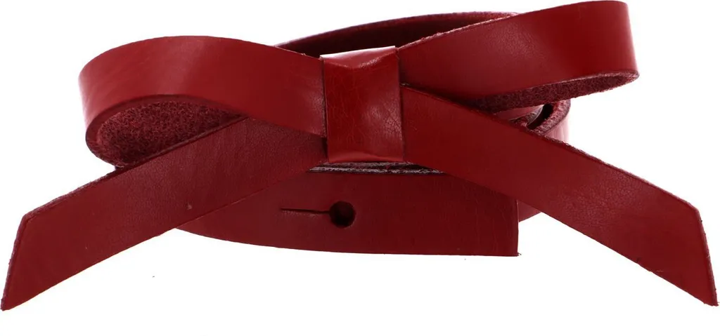 Cintura Donna Vanzetti 15mm Rosso W65 | Pelle Premium per Look Fashion