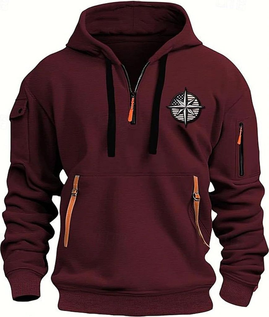 ASKSA Herren Hoodie Basic Jogging Sport Hoodie Kordelzug Produktbild