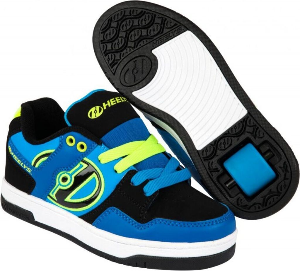 Heelys Flow Schuhe schwarz-blau-lime