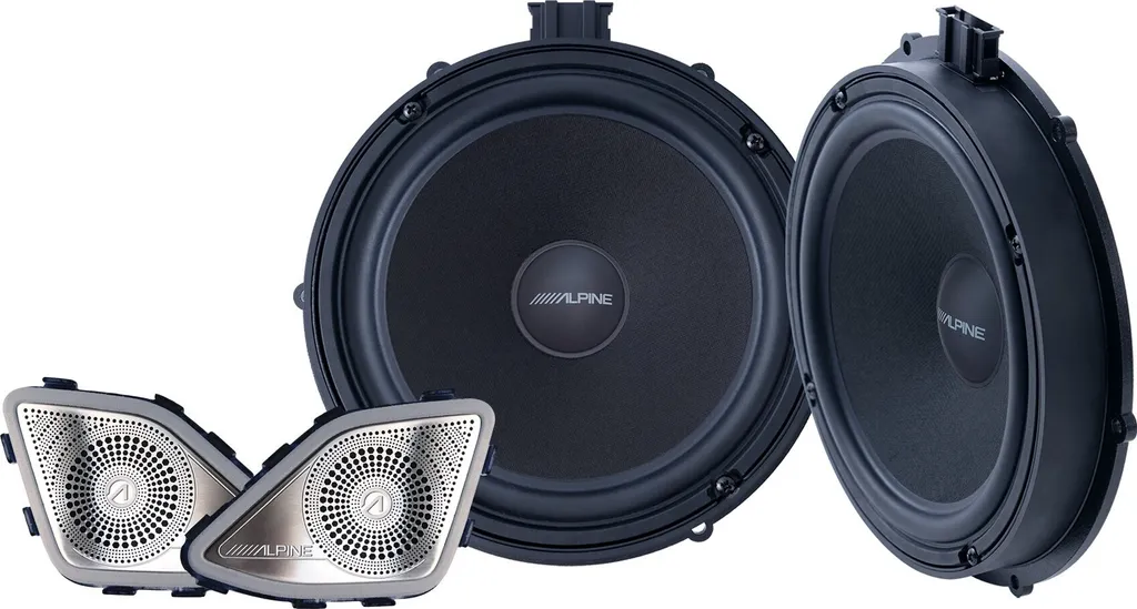 Alpine SPC-108T6-2 : Haut-parleurs Haute Fidélité avec Tweeters en Soie
