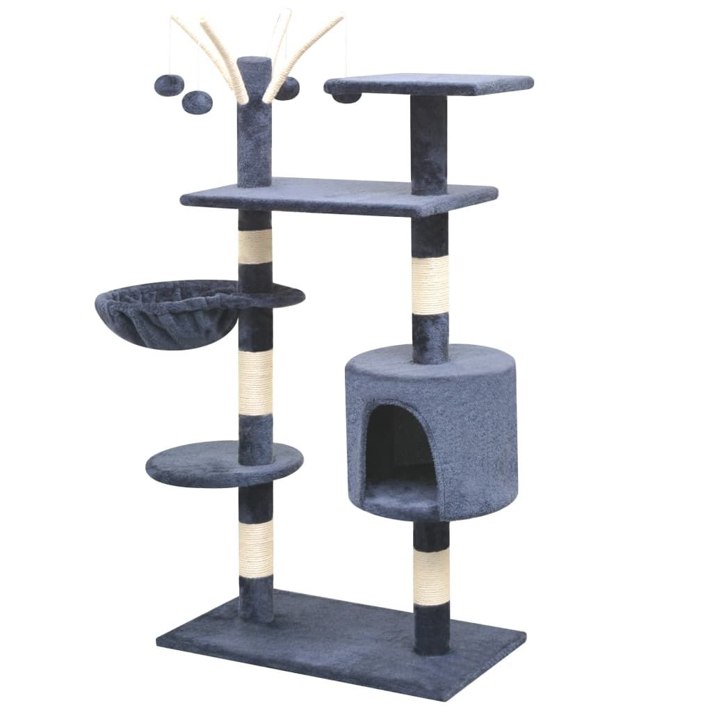 "2026 MODERNE" Katzen-Kratzbaum 125 cm Dunkelblau - Kratzbäume CC9353997