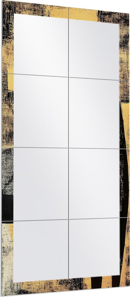 DEQORI Wandspiegel Puzzle 60x120 cm 'Wachsam & Wild' Spiegel Ganzkörperspiegel