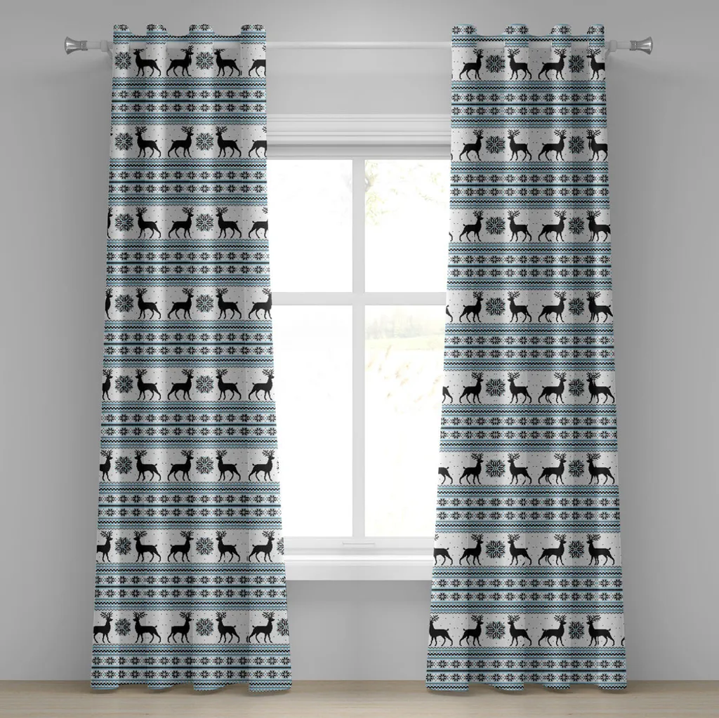 Tende ABAKUHAUS Nordic Chevron: Stile Norvegese per la Tua Casa