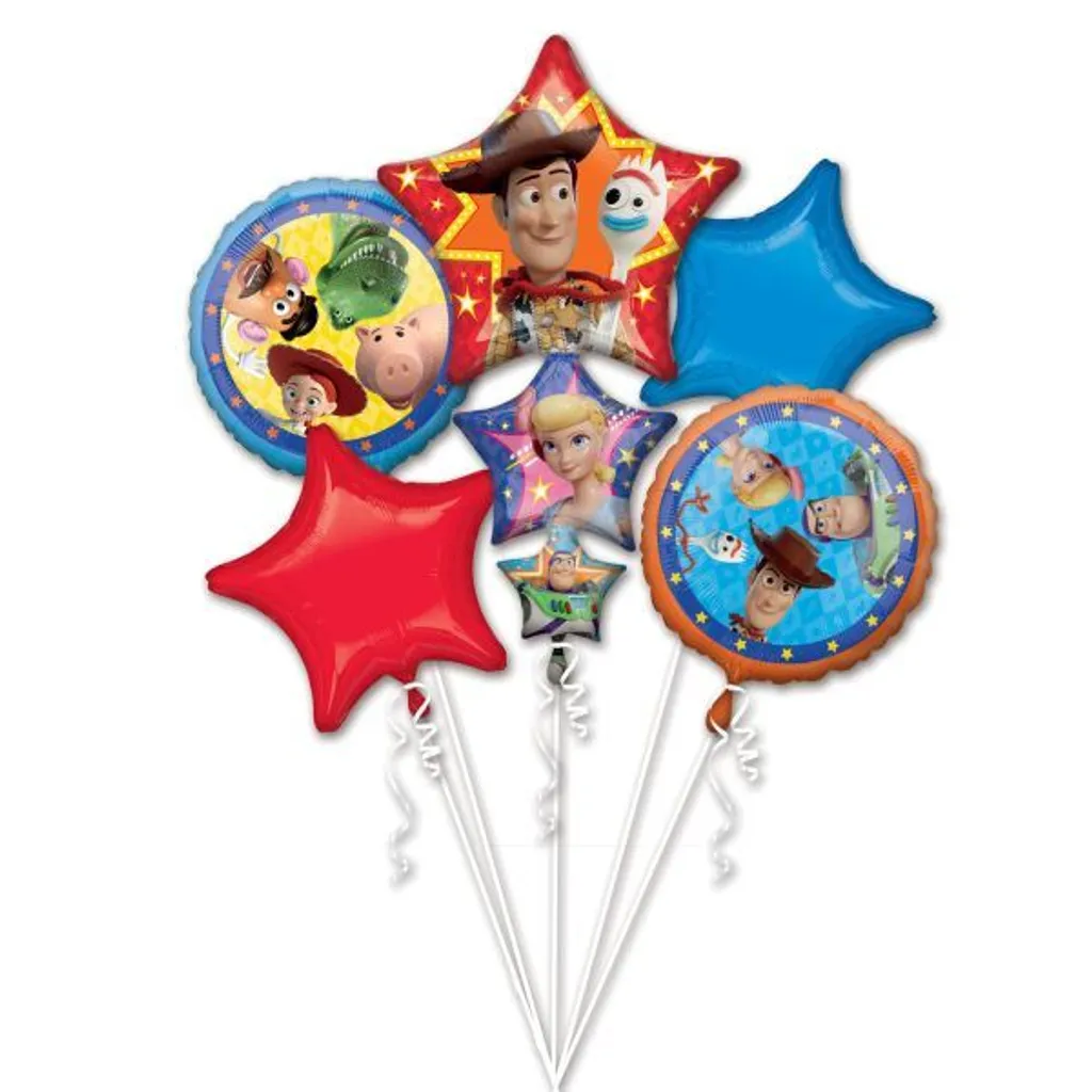 Kit 5 ballons Toy Story pour décoration anniversaire enfant thématique