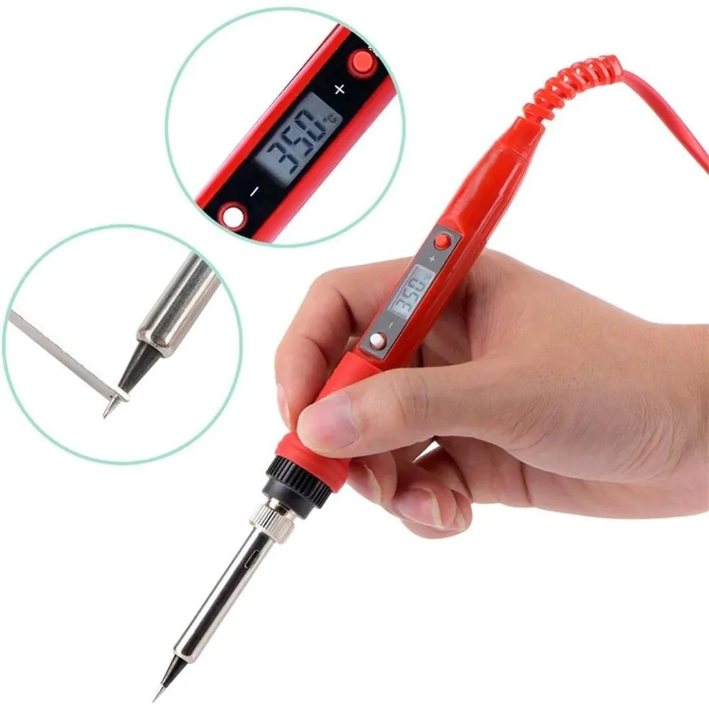 Fer à souder électrique 80W avec écran LCD et température réglable