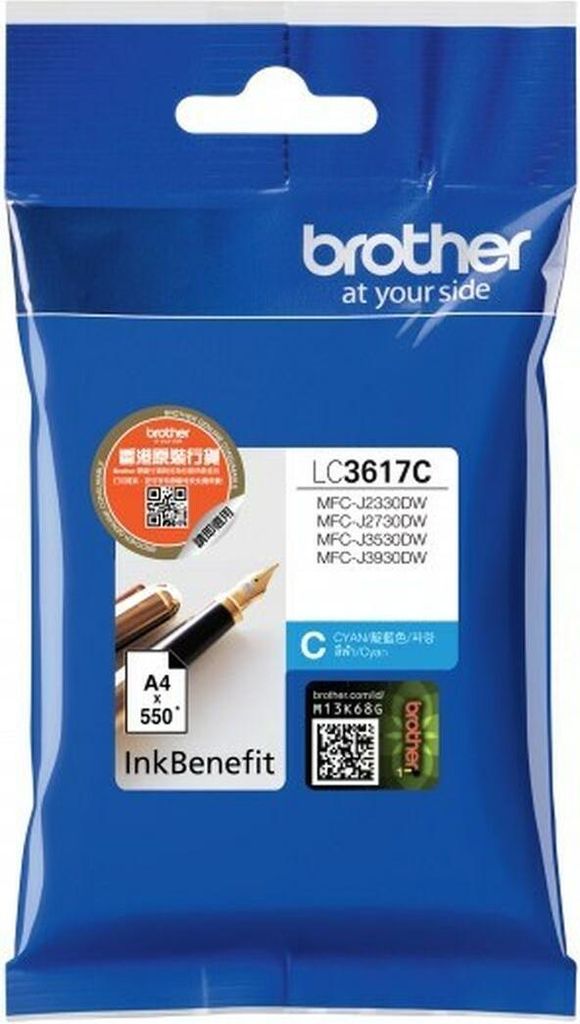 Brother LC-3617C Original Tintenpatrone Cyan