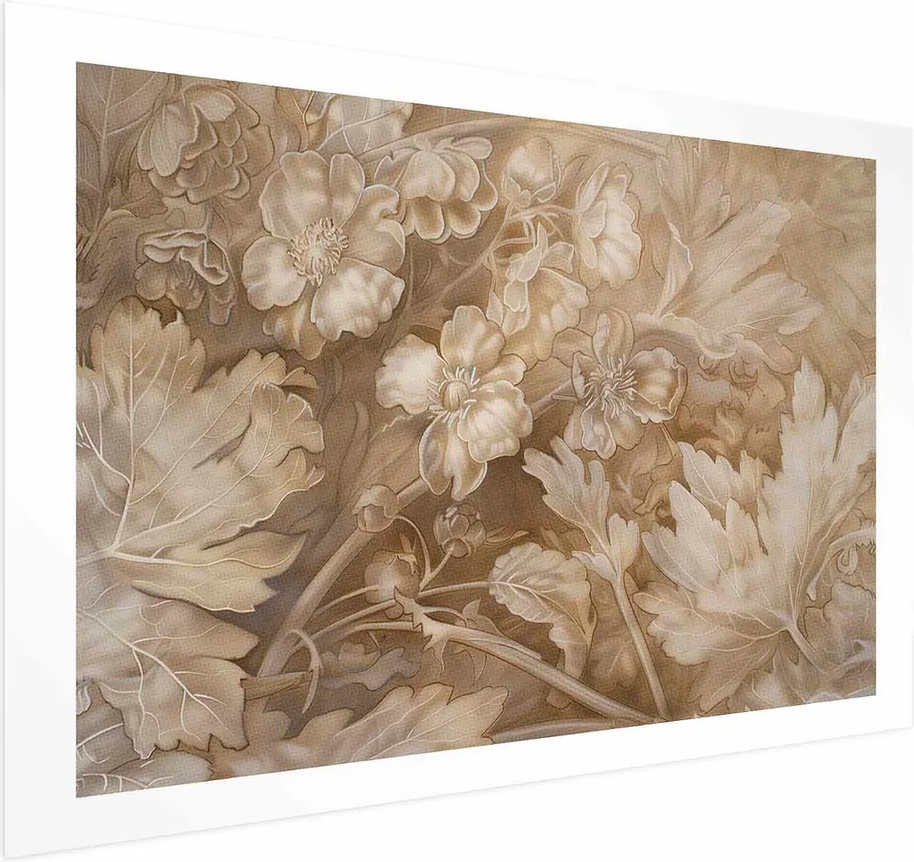Decorazione Murale Poster Fiori 90x60 - Stampa Artistica Senza Cornice