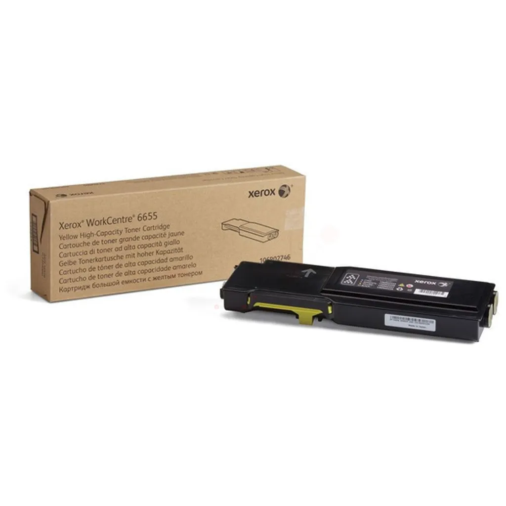 Toner Xerox 106R02754 Jaune pour impressions de rapports et graphiques
