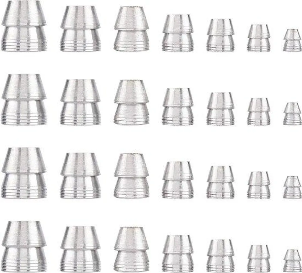 28 Pinces de Sciage Rondes en Acier - 7 Tailles avec Pliage au Platine