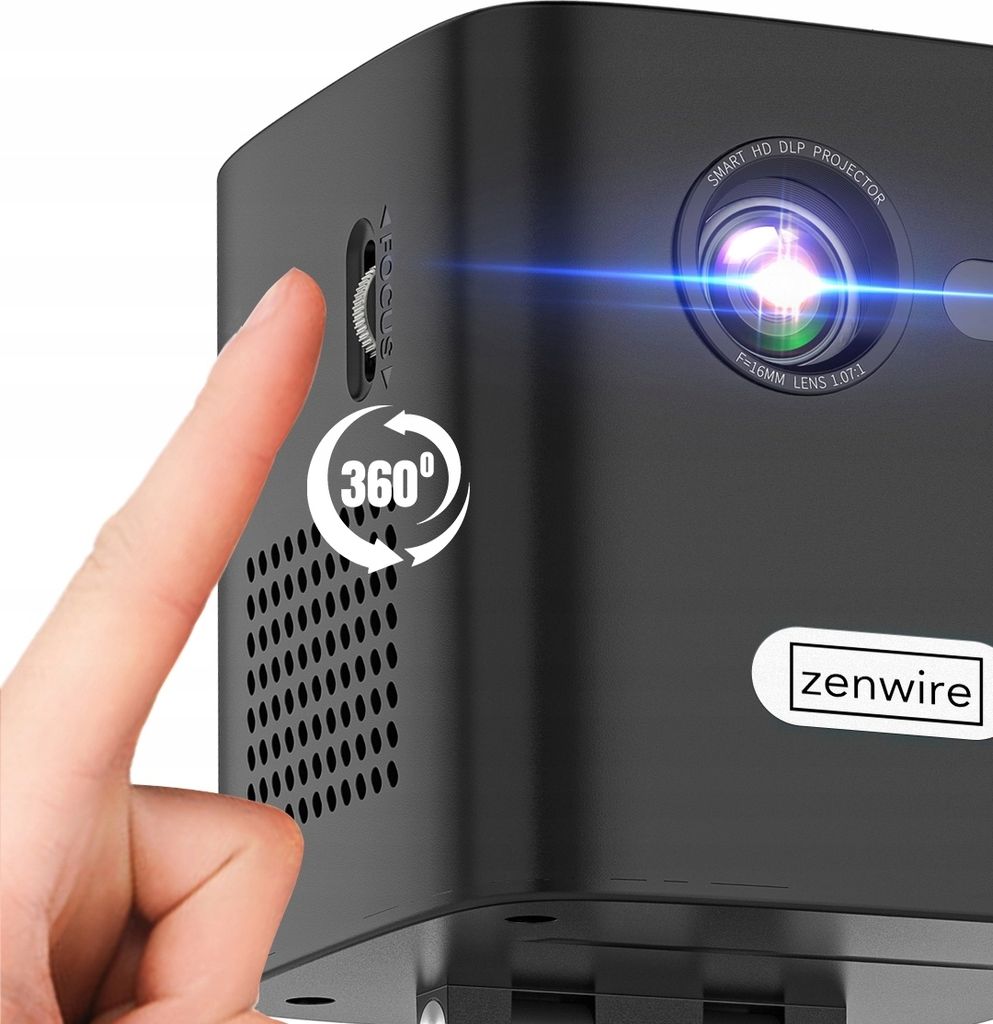 Mini DLP projektor Prenosný Full HD 4K WiFi Android Obrázok produktu 8