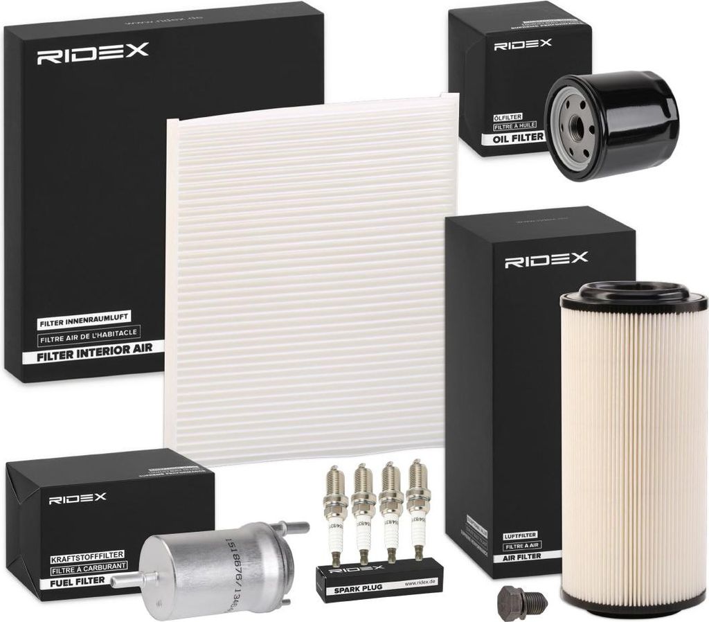 RIDEX Inspektionspaket Filterset für AUDI A2 (8Z0)