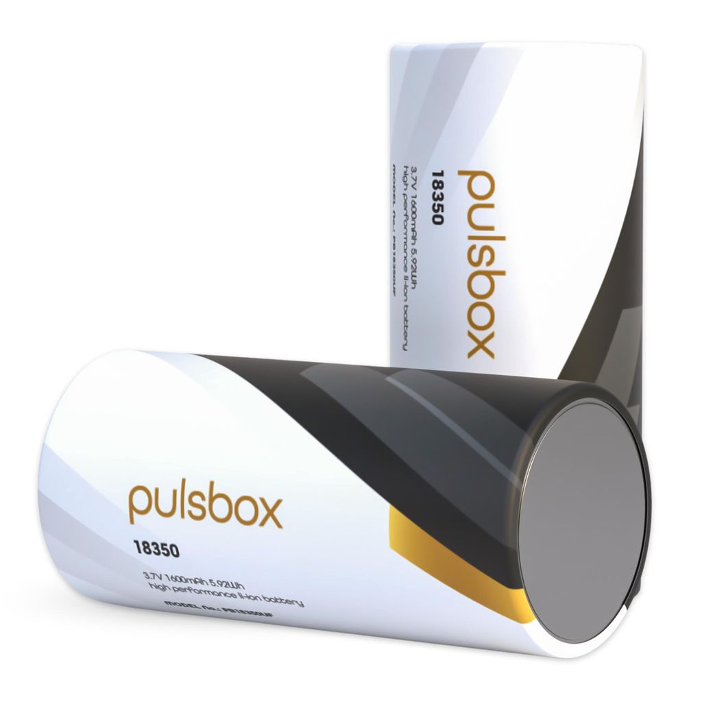 Batteria Pulsbox 18350 agli ioni di litio da 3,7 V | Flat Immagine del prodotto 