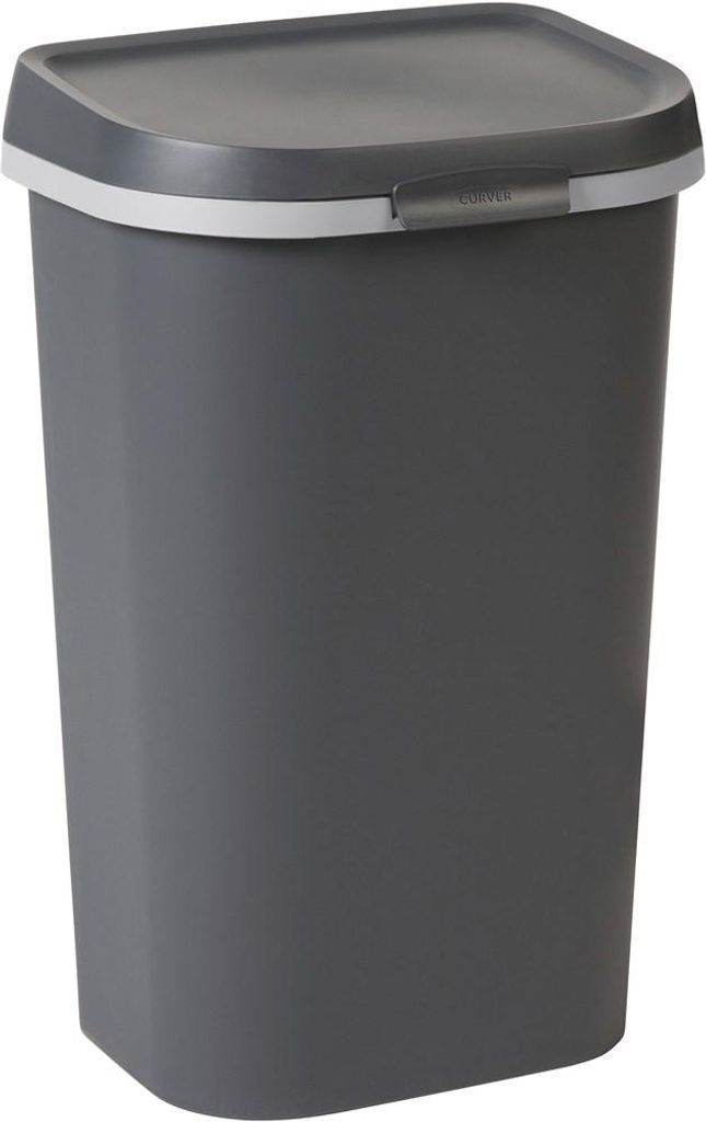 Curver Mistral Cestino per rifiuti piatti 50L Antracite Immagine del prodotto 
