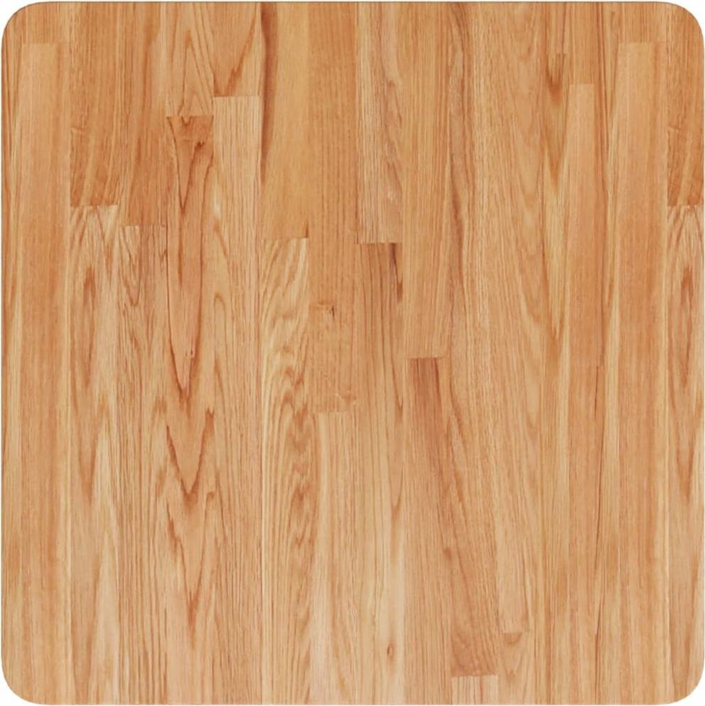 vidaXL Blat Kwadratowy Jasnobrązowy 50x50x1,5cm Dąb Poddany Zdjęcie produktu 