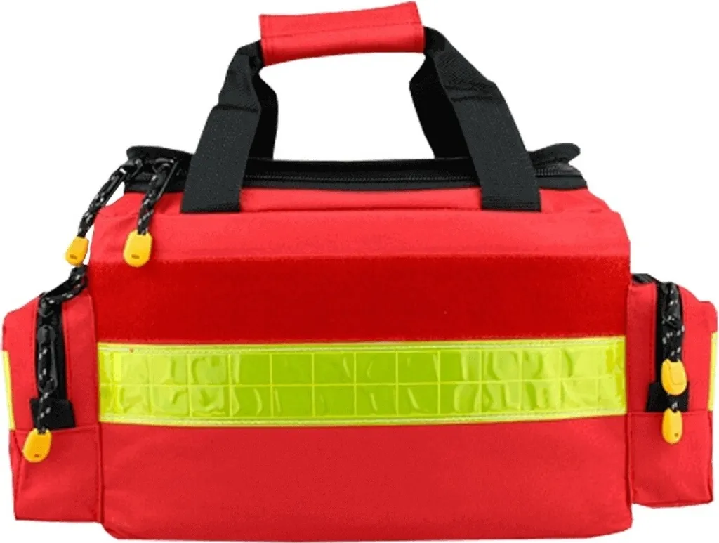 Borsa Medica Rossa per Soccorso Vuota - Media Capacità in Nylon 600D