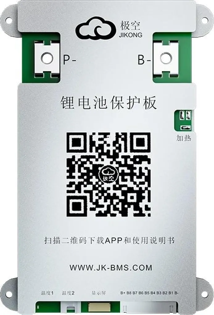 BMS 8S pour Van et Solaire JK-B1A8S10P avec Surveillance Intelligente App