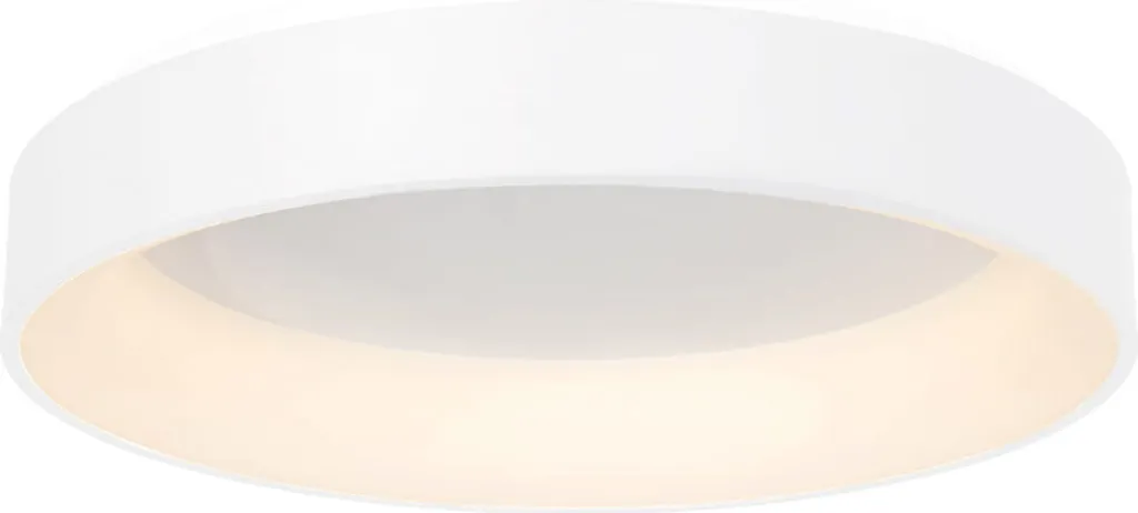 Luminaire Plafonnier LED Rond Blanc 45cm OHIO pour Éclairage de Salon