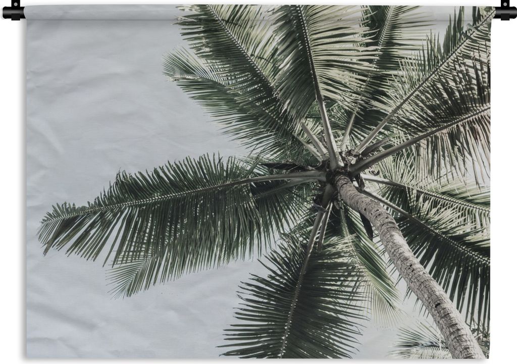 MuchoWow Wandteppich Wandbehang Palme - Tropisch - Sommer 60x45 cm Tapisserie Dekoration Wandtuch - Das Schlafzimmer