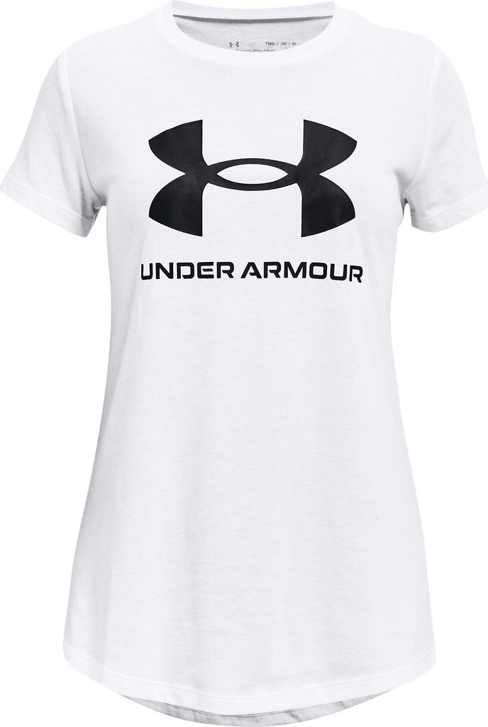 Under Armour T-shirt 1361182-100 in White color size small