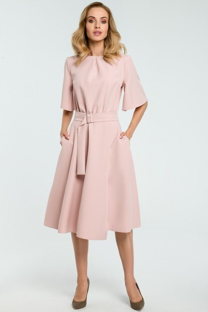 Made of Emotion Midikleid für Frauen Hanioh M396 Puderrosa S