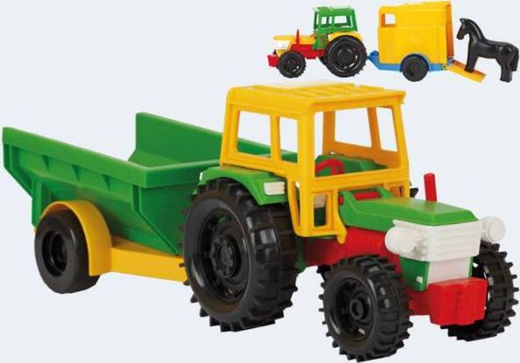 Wader Traktor/Hänger 38cm 2-fach