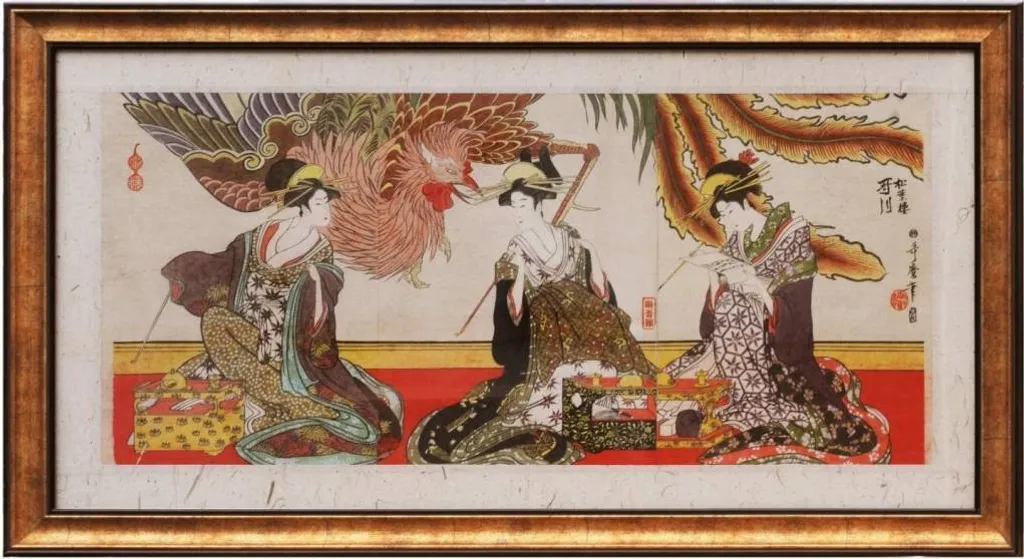 Tableau Japonais Fine Asianliving 231-146 - Art Mural Oriental Moderne