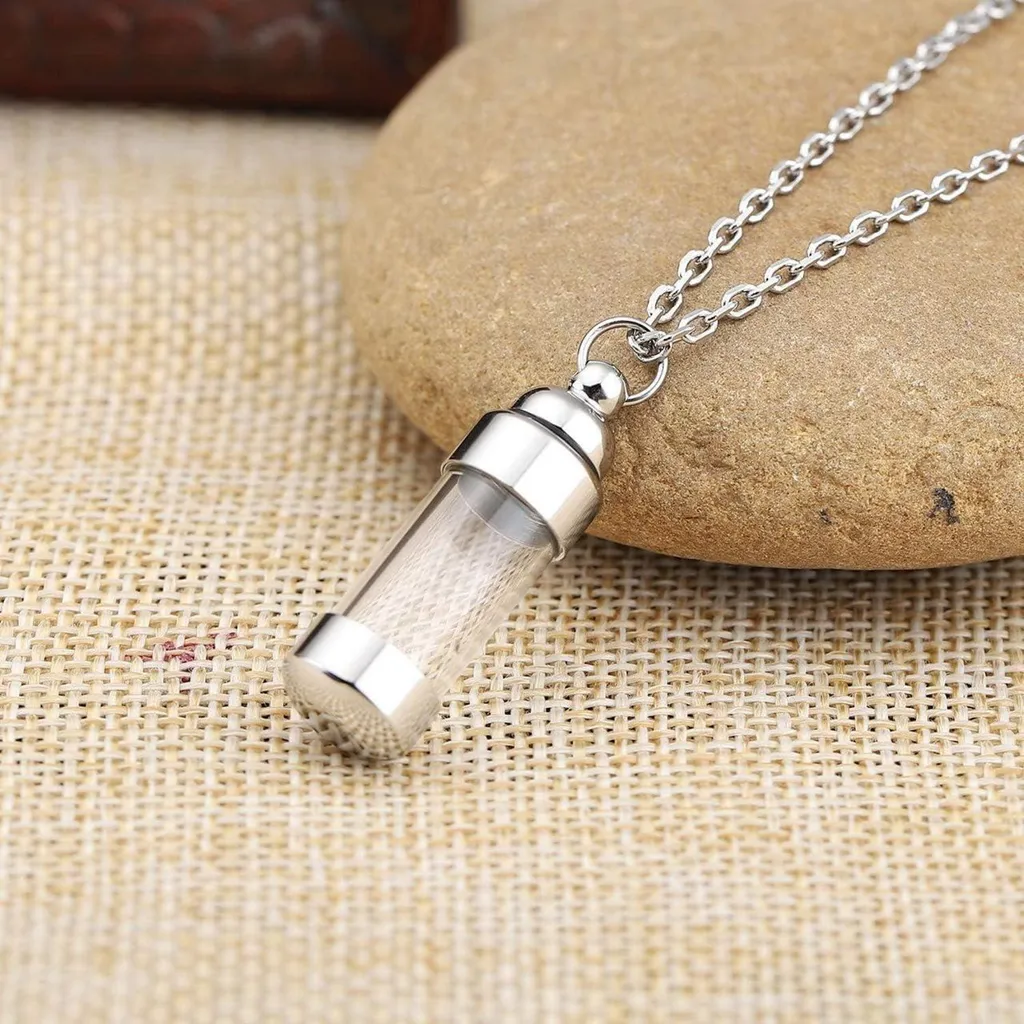 Protégez vos Souvenirs du Temps : Urne Pendentif Jovivi Argenté Étanche - 3