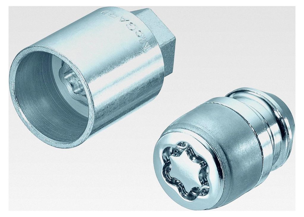 Radsicherungsmuttern SL (Ultra High Security) M12x1,5, Kegelsitz, Gesamtlänge 32,5 mm, SW19, Schlüsseldurchmesser 28,8 mm