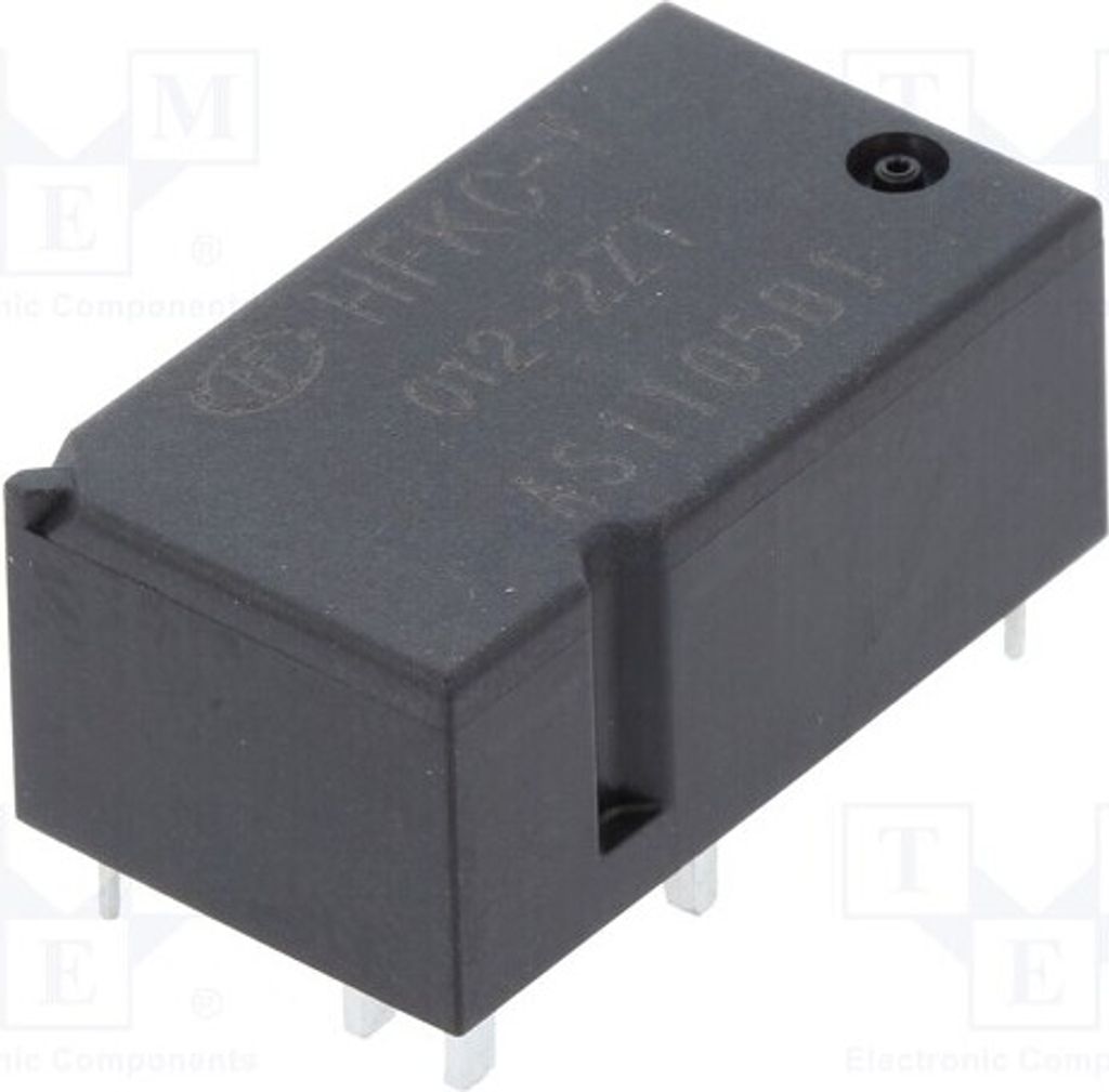 1x Relais: elektromagnetisch x2 USpule : 12VDC 30A 550mW HFKC-T/012-2ZT Elektroma