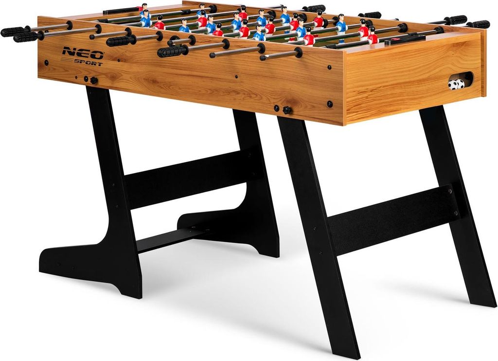 Calciobalilla in legno 121x61x80 cm | NS-803 Immagine del prodotto 