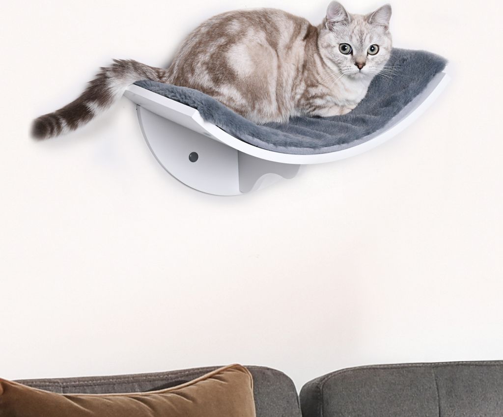 PawHut Katzenliege Katzen Wandliege Katzenbett Katzenregal Produktbild 2