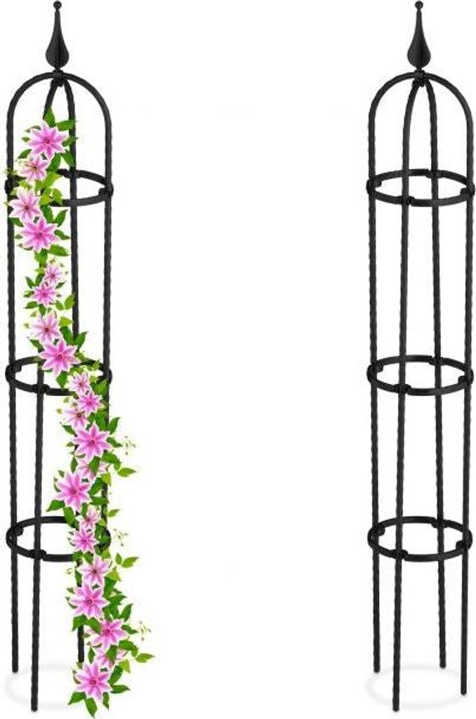 Rankgitter 100 cm, 2er-Set