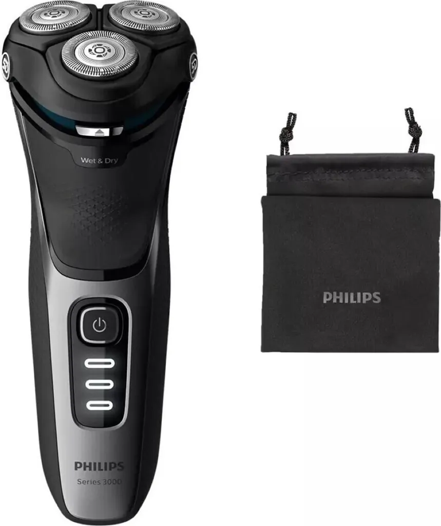 Rasoir Philips série 3000 S3231/52 Noir - Rasage Électrique Précis