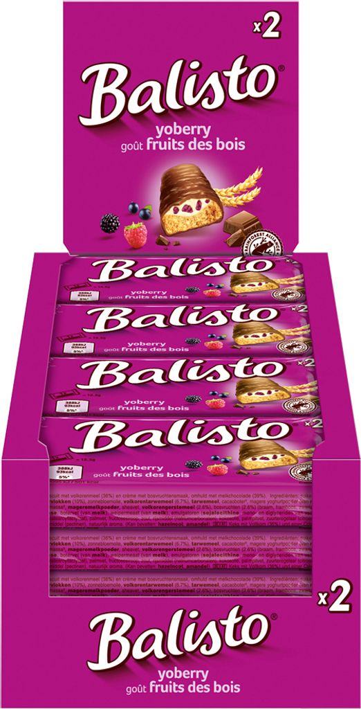 BALISTO Riegel Yoberry 6x20x37g Produktbild 