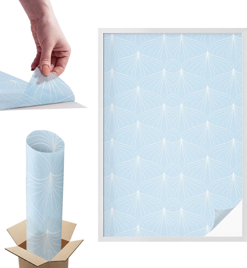 Sichtschutzfolie – 146x100 cm – Buntglas / Stained-Glass Design – blickdicht & dekorativ – selbstklebende Glasdekorfolie – UV-Schutz, ein...