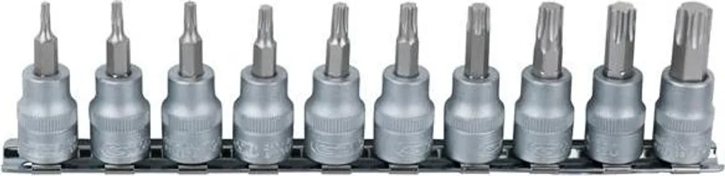 KS TOOLS Set di bussole Torx da 3/8" 10 pz. T10-T55 - 911.3935 - 7