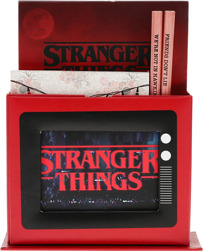 Set d'Écriture Stranger Things pour Journaling et Prise de Notes École