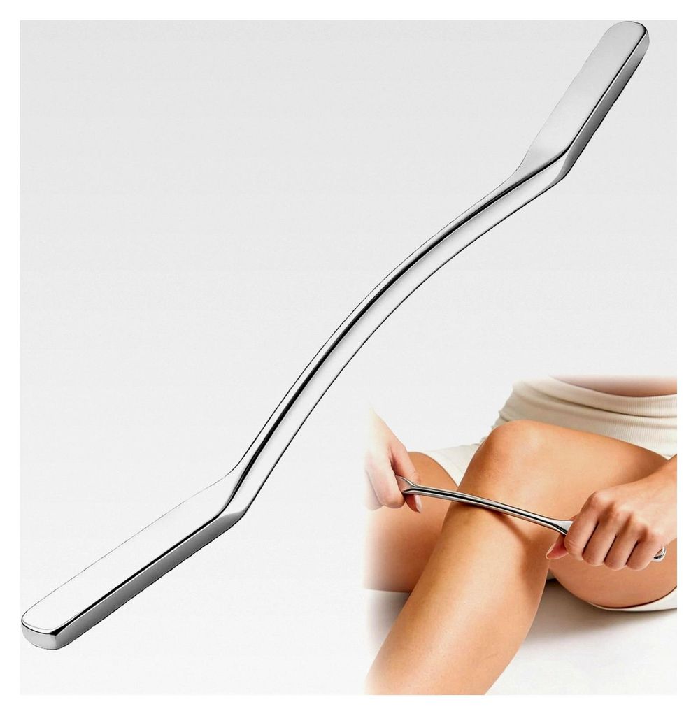 Gua Sha aus Edelstahl, Faszien Schaber für den Körper - Werkzeug zur Muskelentspannung, Körper Gua Sha zur Lösung von Verspannungen und Förder...