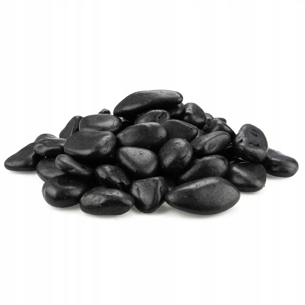 Galets noirs pour aquarium et aquascaping - Pierres naturelles de 5 kg