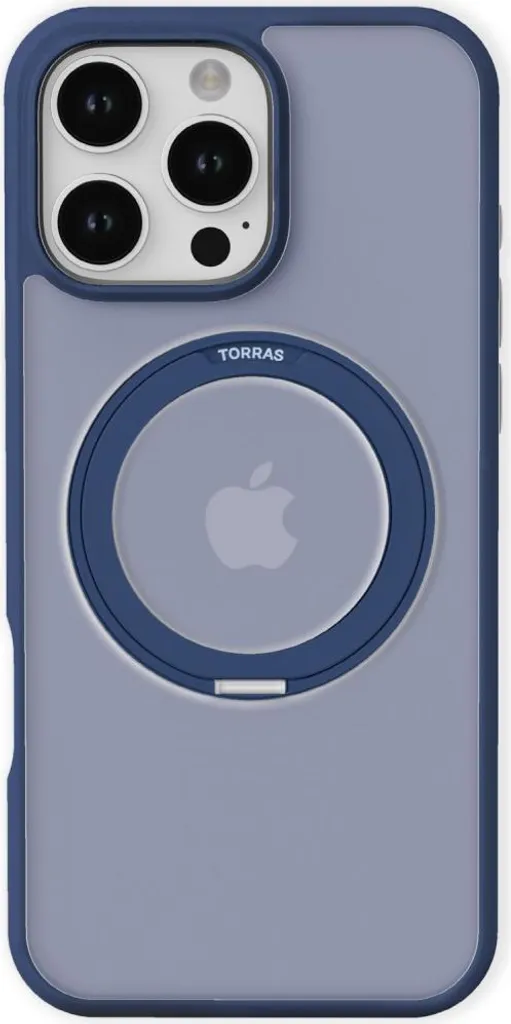 Custodia Professionale Torras Ostand Pro iPhone 16 Pro Blue 360