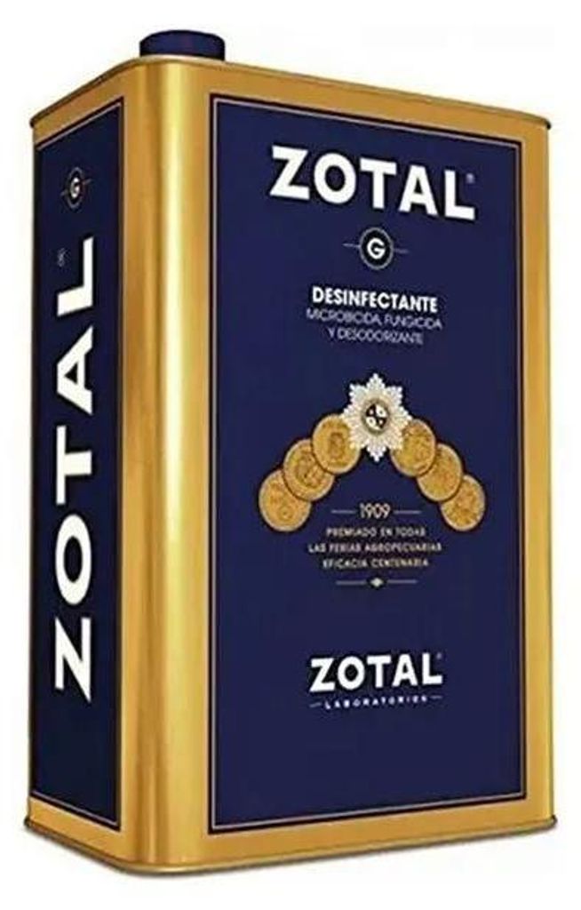 Zotal G Clasic 5 kg desinfectiemiddel, kleur: goud. Productafbeelding 