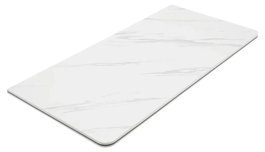 Bureau mural rabattable blanc 80x40 cm - Table murale gain de place
