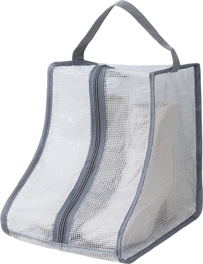 1Pc Boot Organizer Staubdicht Wasserdicht Platzsparend Sichtbar Griff Design Schuh Aufbewahrungstasche Haushaltsbedarf