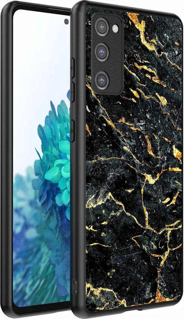 Cover TPU Samsung S20 FE Marmo Nero Oro - Protezione Retro Smartphonica
