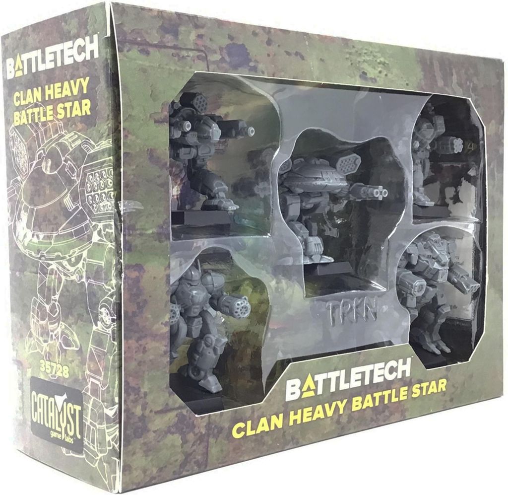 BattleTech Clan Heavy Battle Star - Miniaturen-Spiel Produktbild 