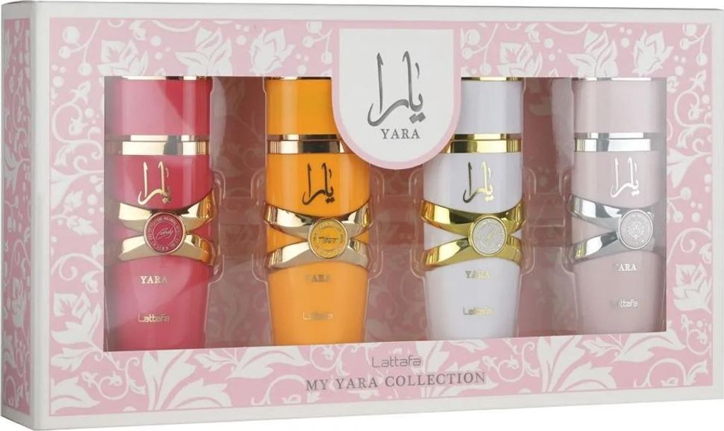 Lattafa Yara EDP Yara 25 ml + EDP Yara Candy 25 ml + EDP Yara Moi 25 ml + EDP Yara Tous 25 ml ( Frau)