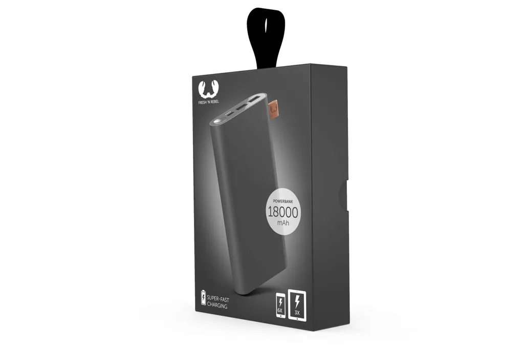 Batterie Externe 18000mAh USB C Rouge - Idéale pour Voyage et Travail
