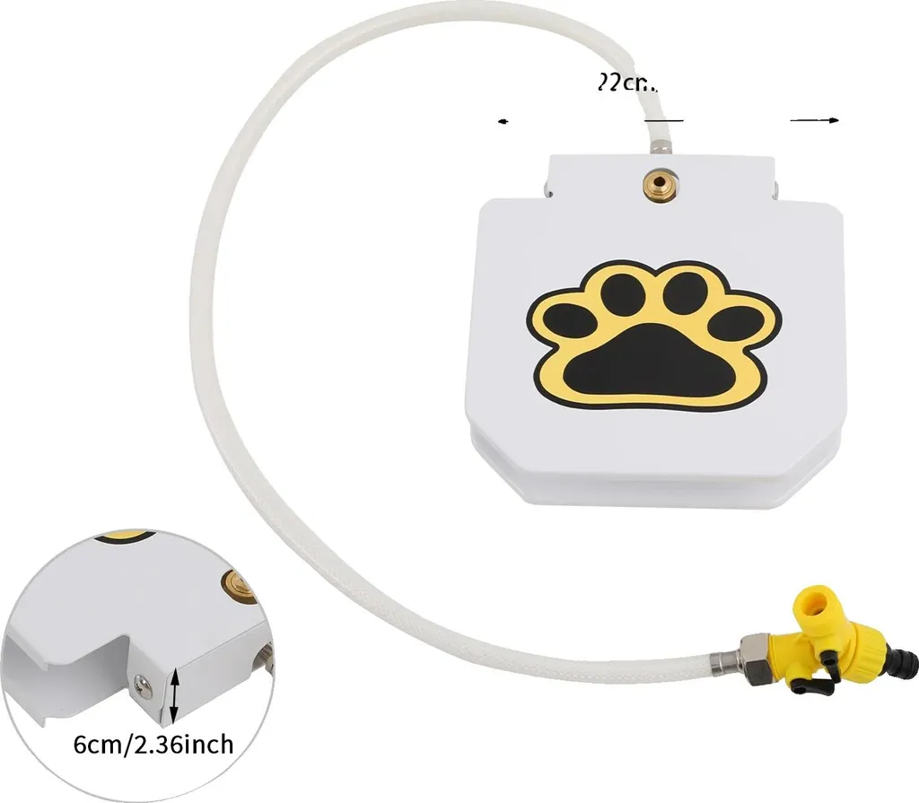 Fontanella Giardino Cani Design Bianco - Distributore Acqua Moderno